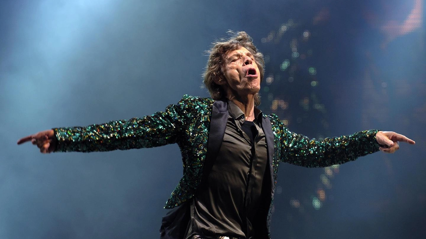Mick Jagger in concerto (Ansa)