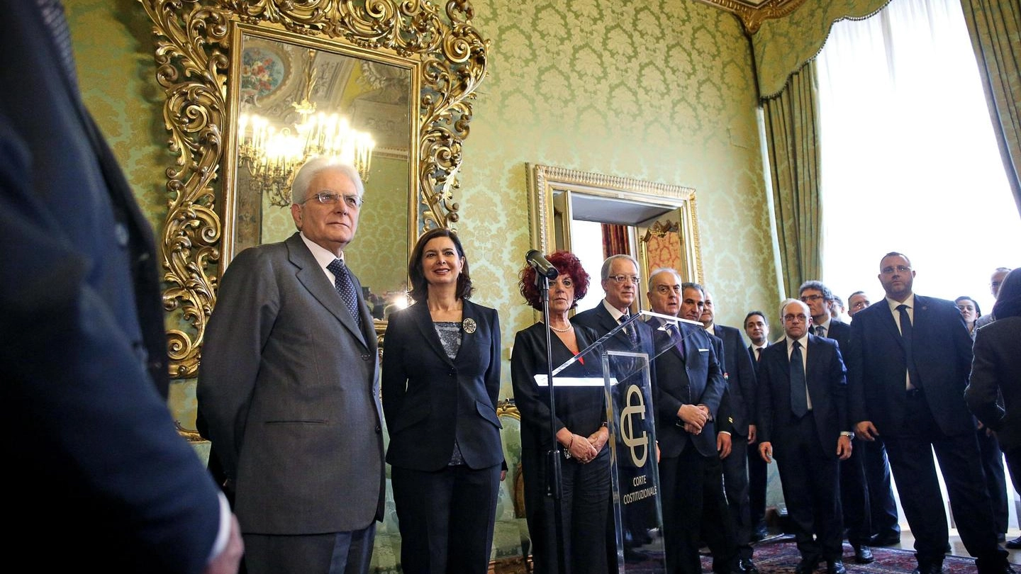 Il neo presidente della Repubblica Sergio Mattarella (Ansa)