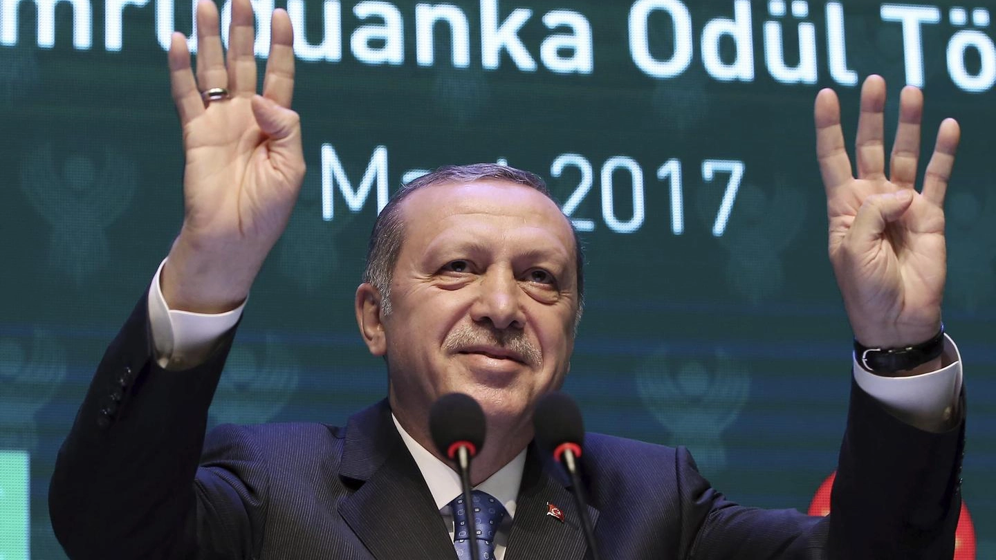 Turchia, il presidente Recep Tayyip Erdogan (Ansa)