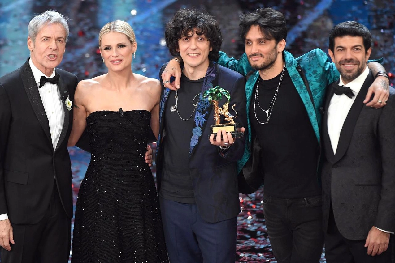 Meta e Moro vincitori del Festival di Sanremo 2018 (Ansa)