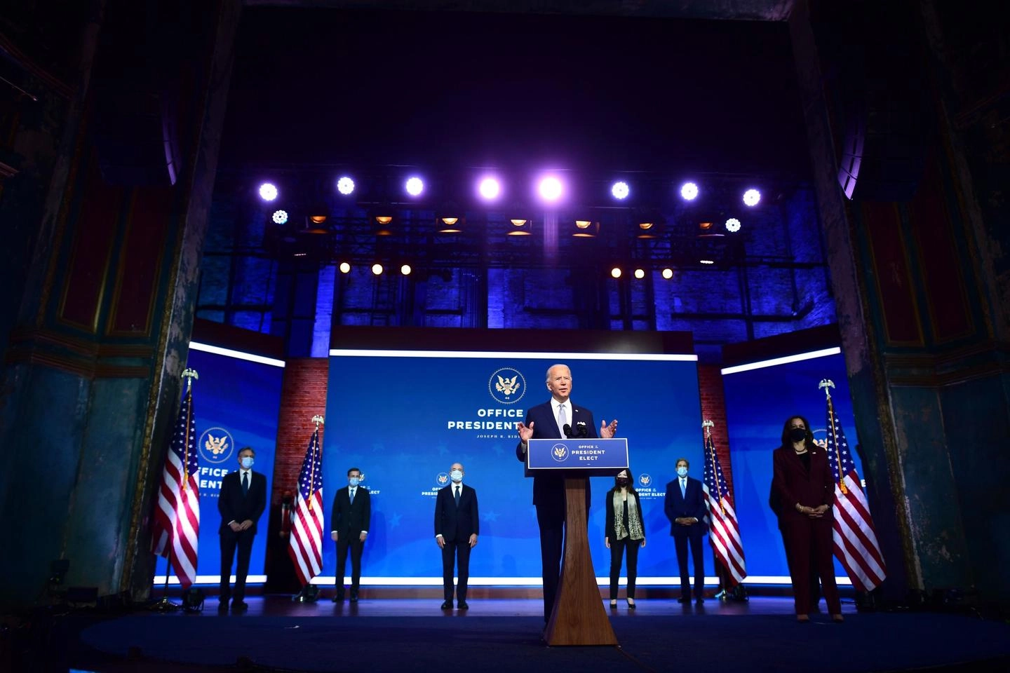 Usa 2020, Joe Biden presenta il futuro governo (Ansa)