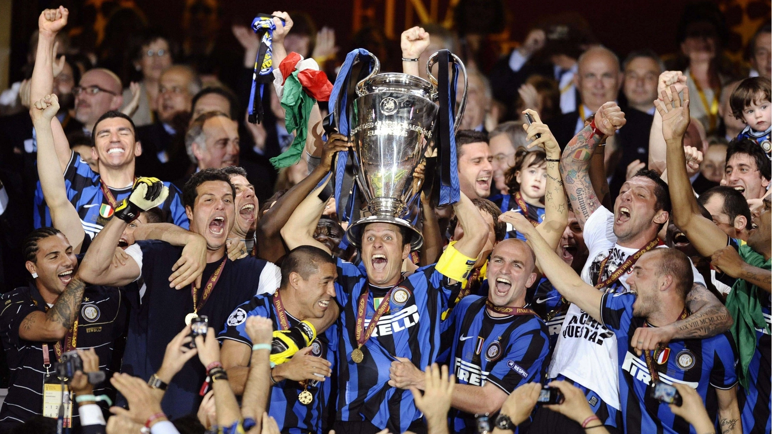 Inter, festa Champions League nel 2010 a Madrid (GPA)
