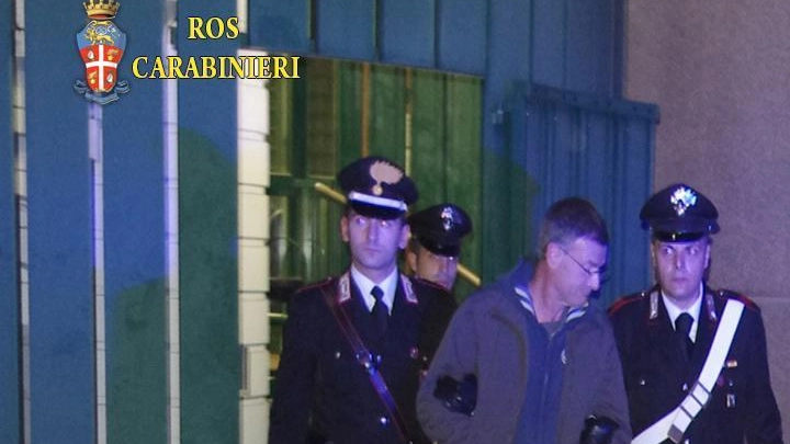 Massimo Carminati arrestato dai carabinieri (Ansa)
