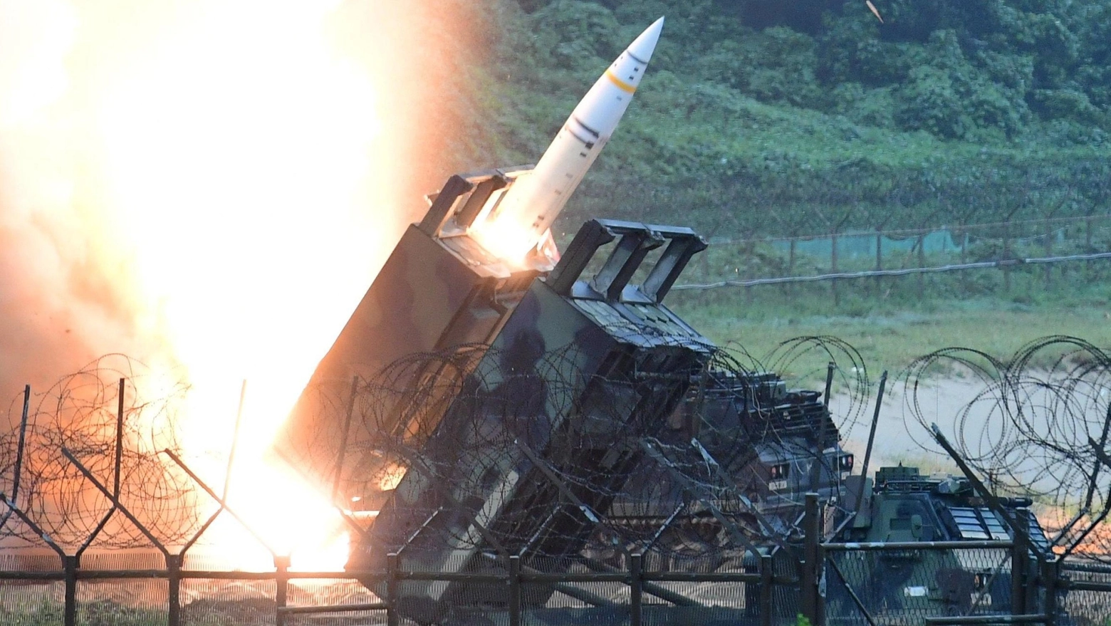 Il lancio di un missile Atacms