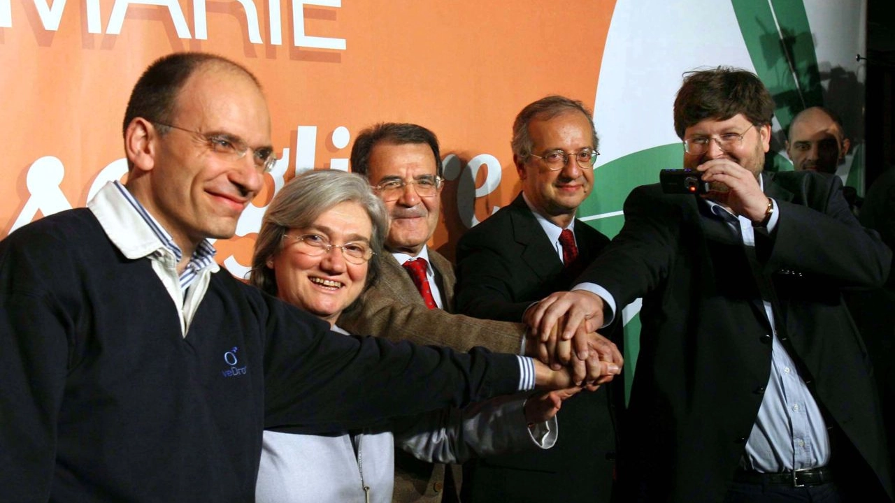 Primarie Pd 2007, Veltroni batte Rosy Bindi ed Enrico Letta