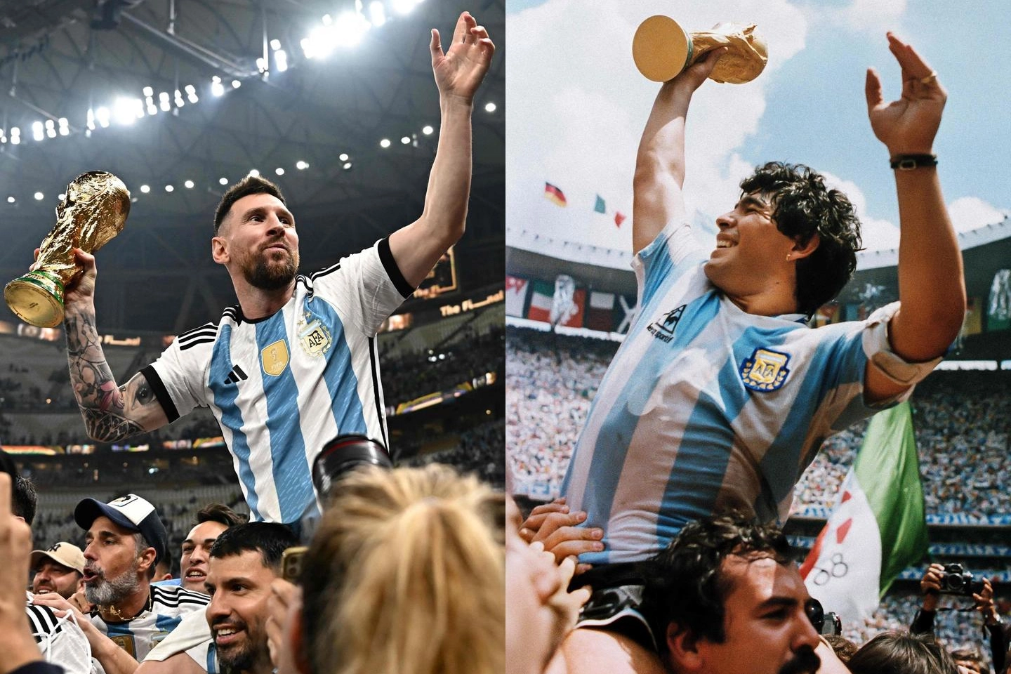 Messi nella leggenda come Maradona