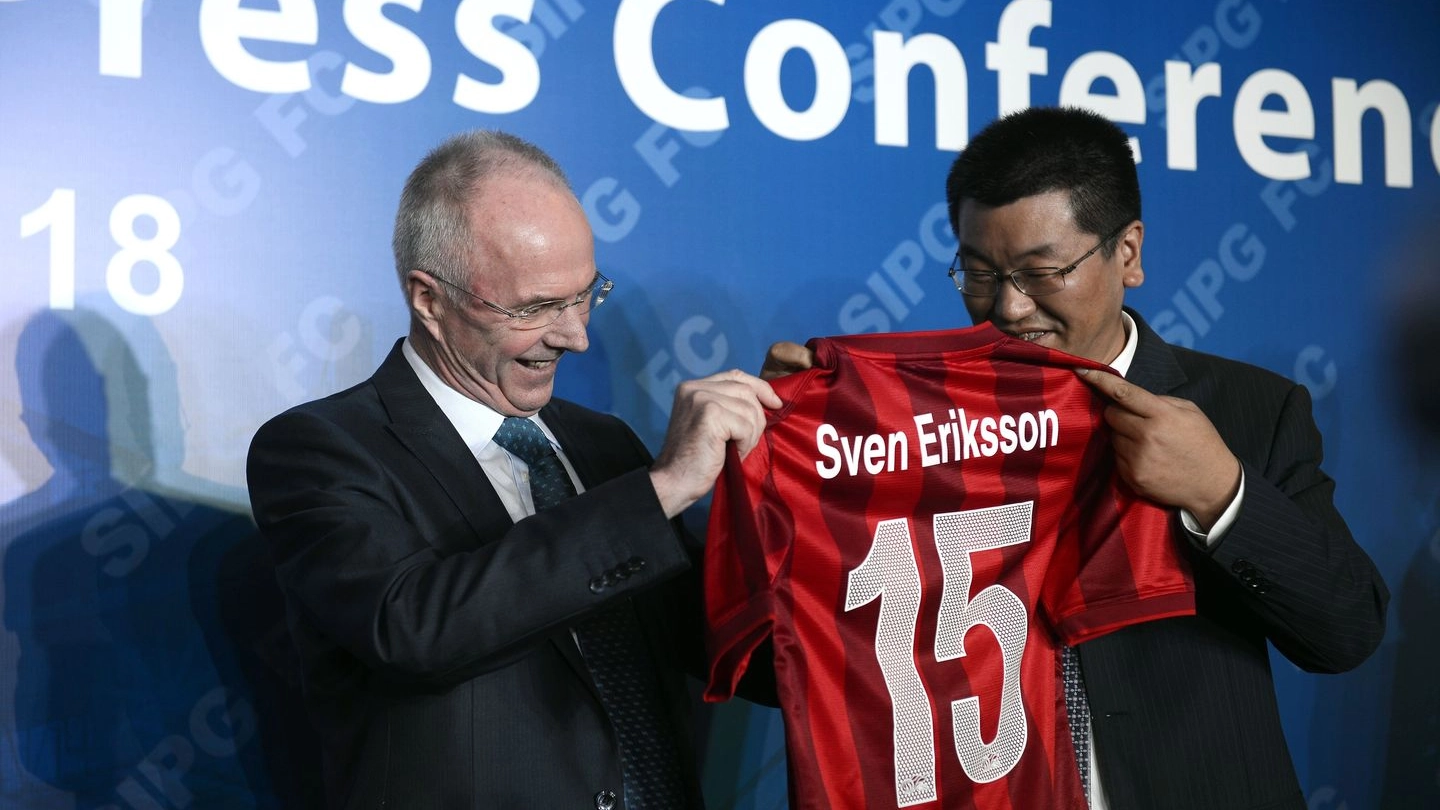 Eriksson accolto dallo Shanghai (Afp)