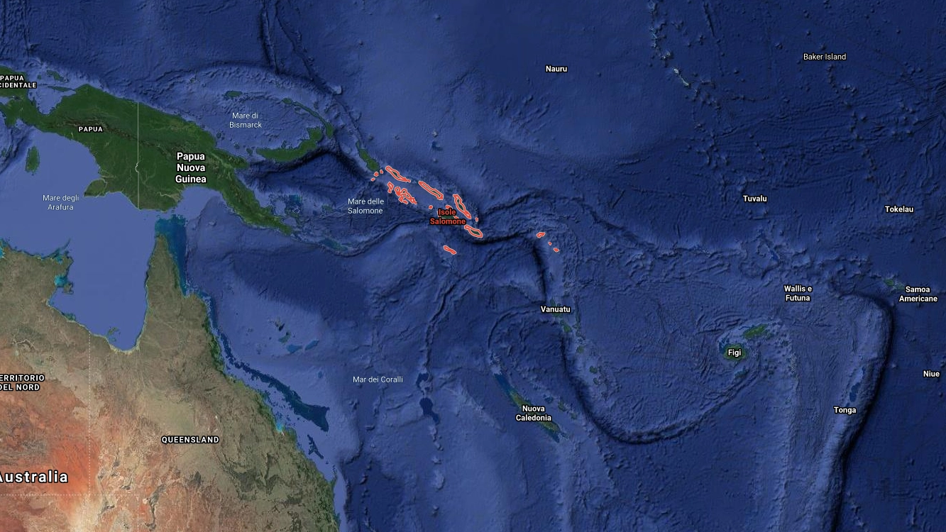 Le isole Salomone, Google Maps 