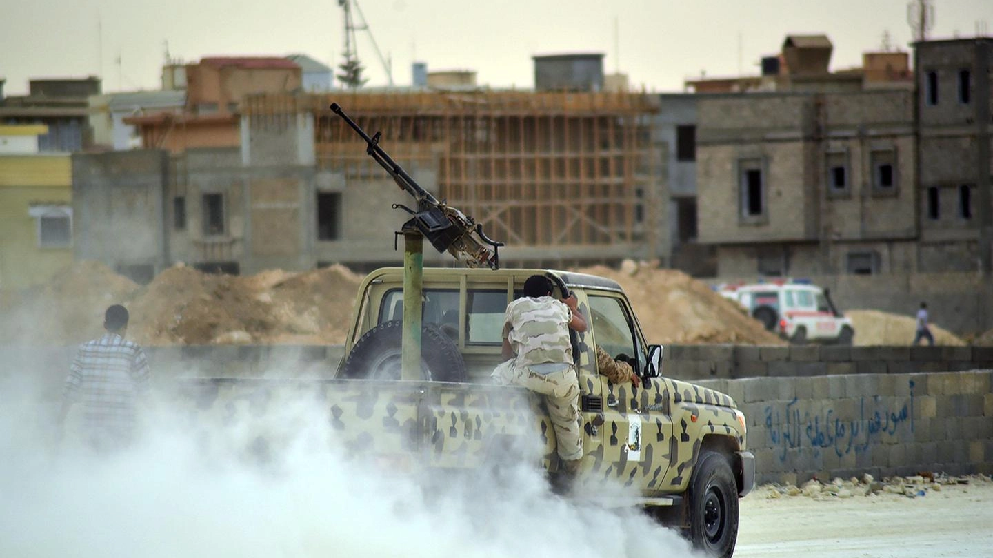 Combattimenti in Libia (Ansa)