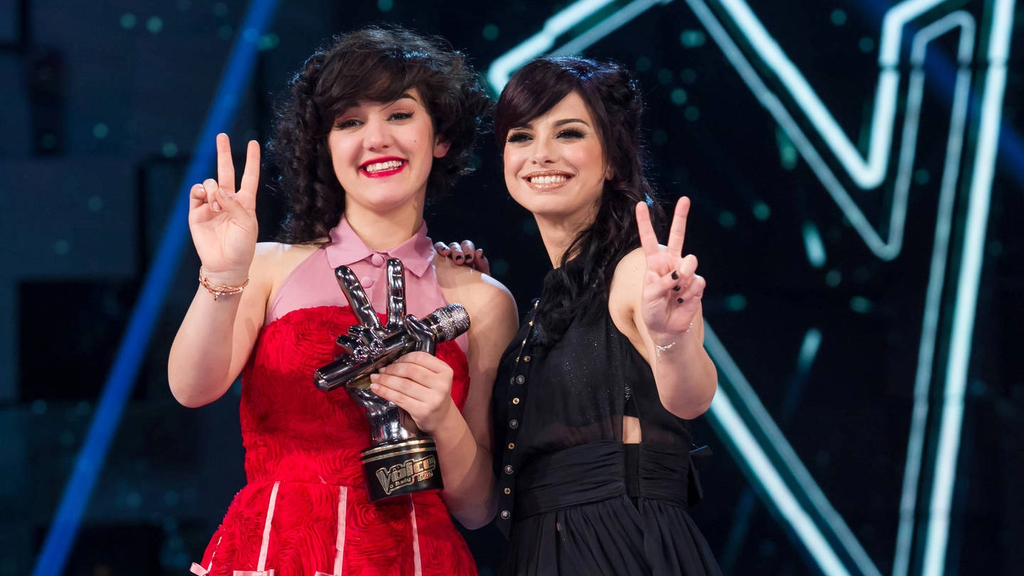 Alice Paba e Dolcenera esultano per la vittoria a The Voice (Olycom)