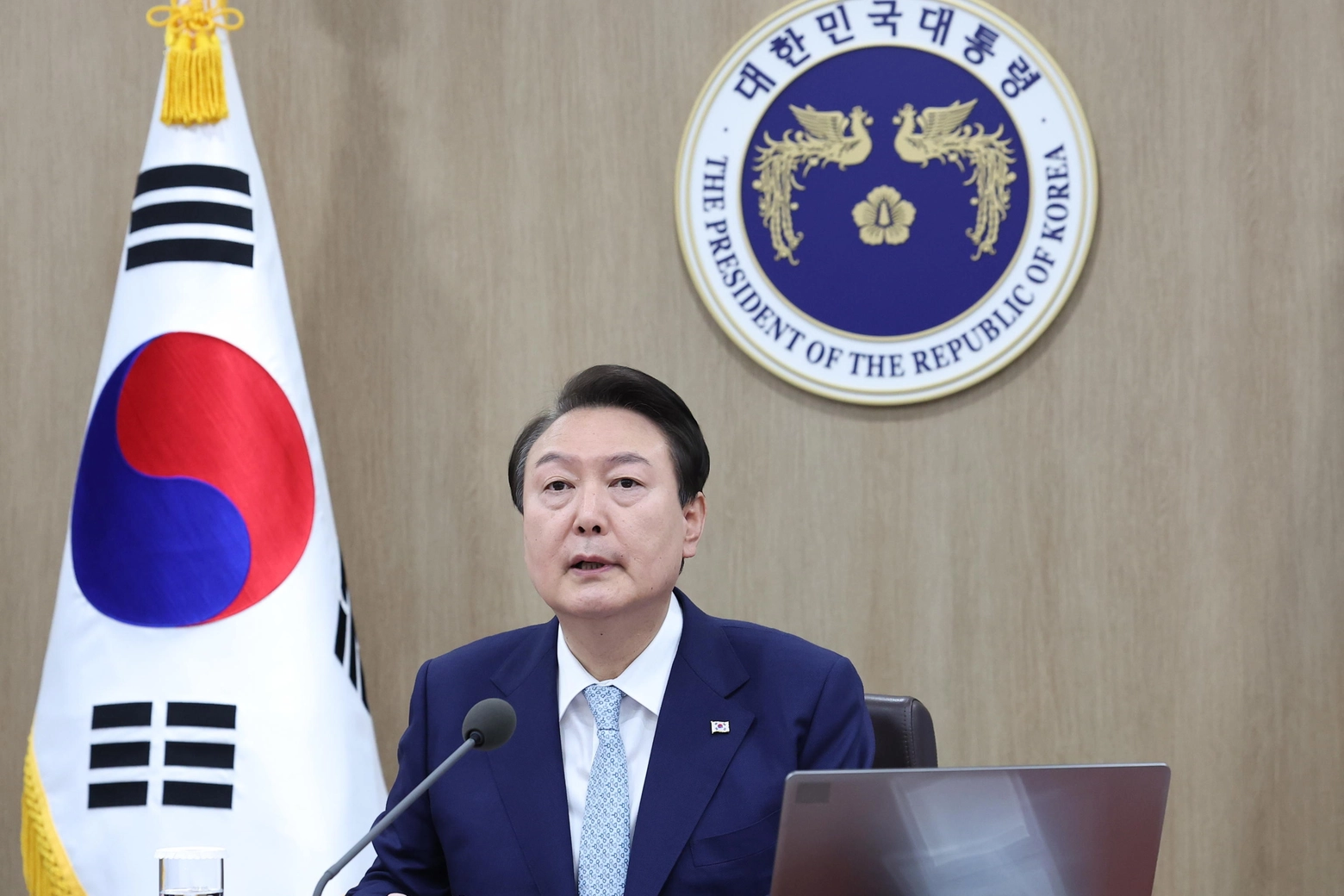 Il presidente della Corea del Sud, Yoon Suk Yeol (Ansa)