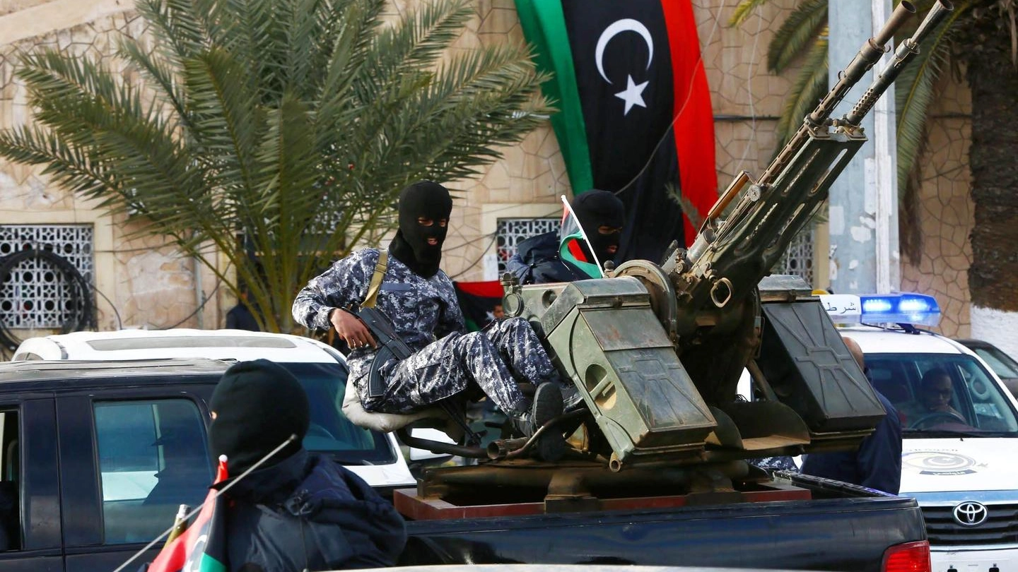 Libia, militari a Tobruk (Ansa)