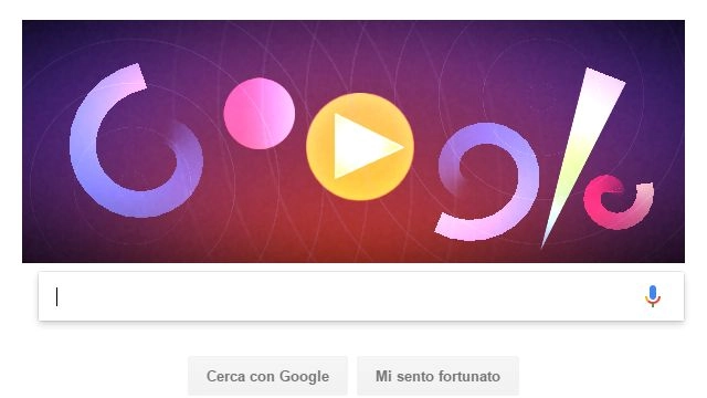 Il doodle di Google dedicato a Oskar Fischinger 