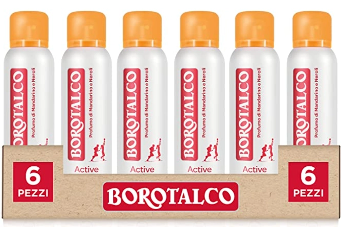 Borotalco deodorante spray su amazon.com