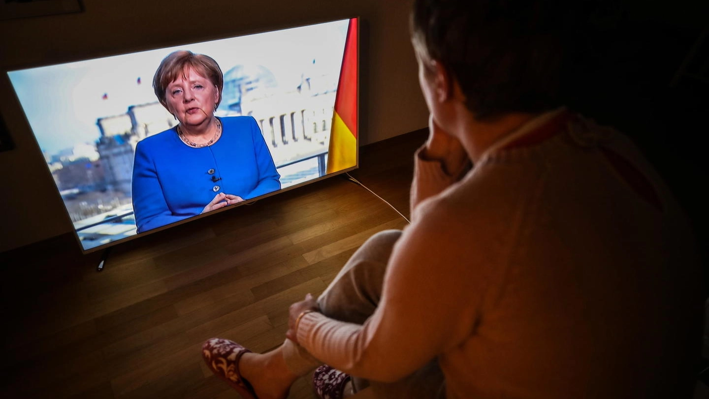 Coronavirus, Angela Merkel parla alla nazione (Ansa)