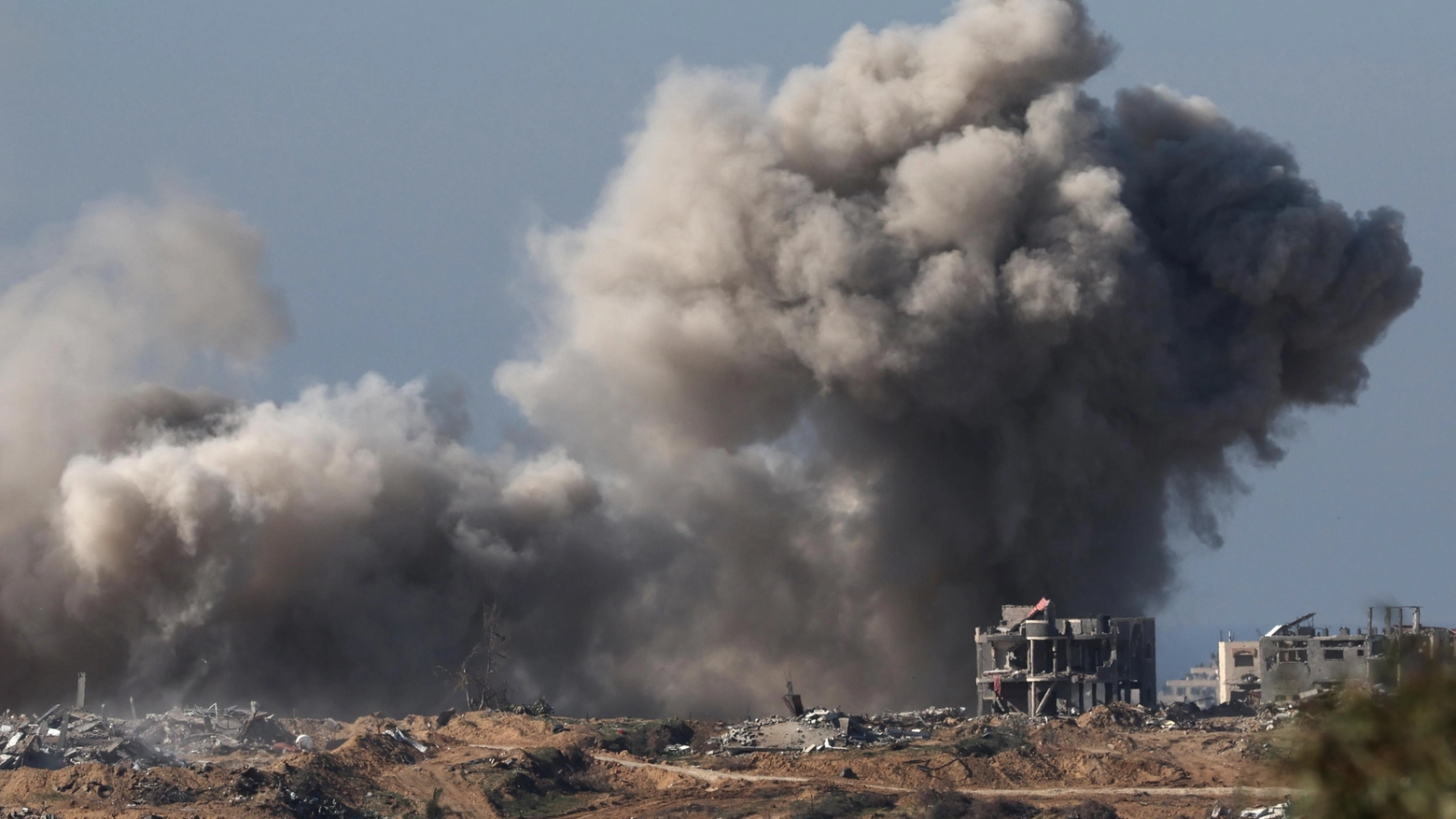 Bombardeio israelense na Faixa de Gaza (ANSA)