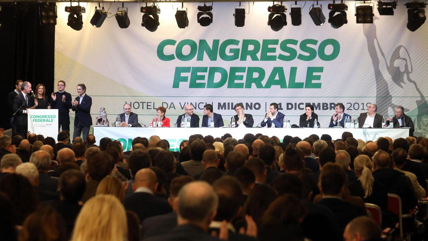 Congresso federale della Lega (Ansa)