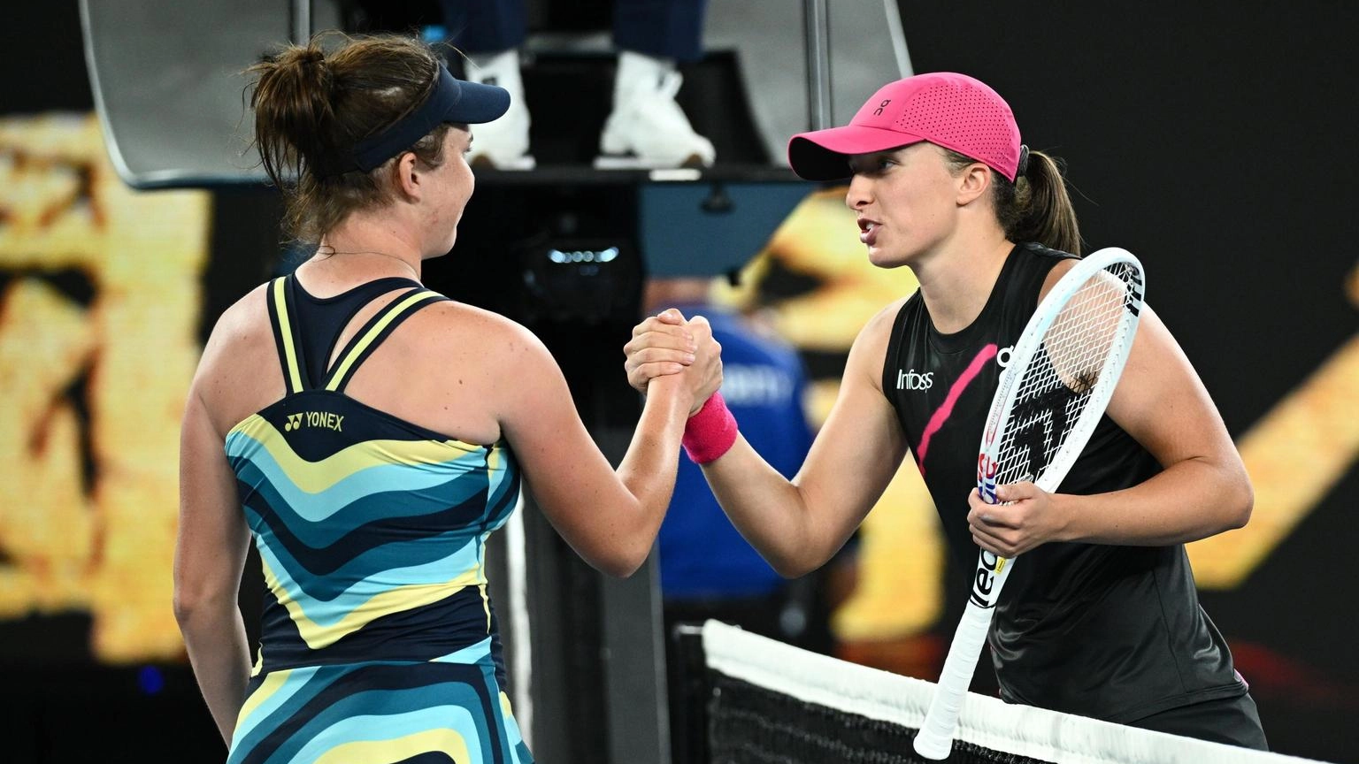 Australian Open:n.1 Swiatek eliminata a sorpresa da ceca Noskova