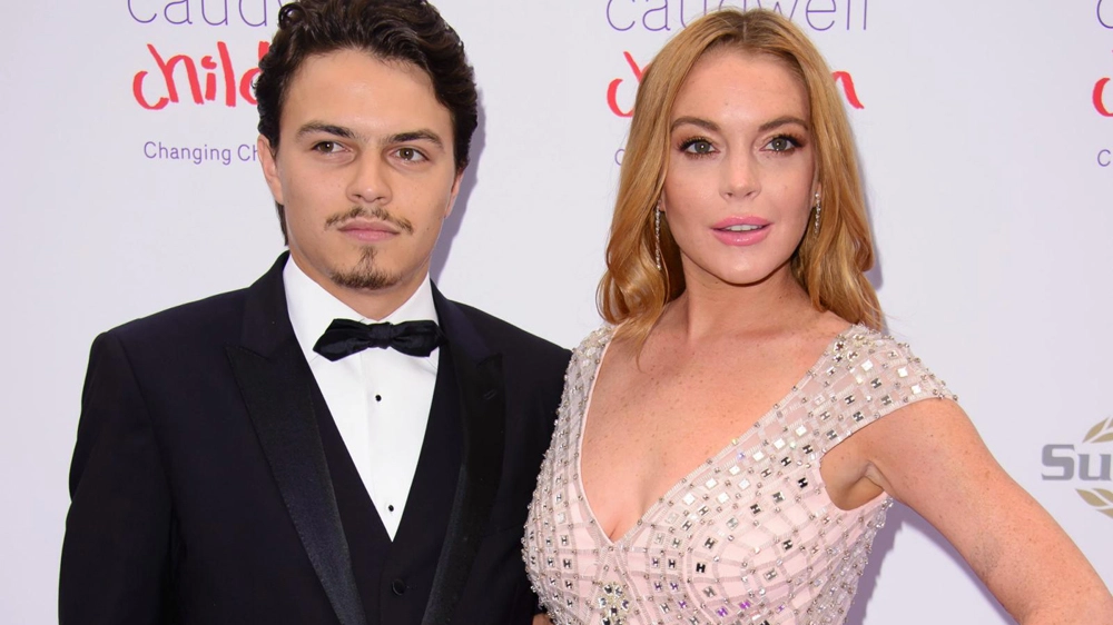 Lindsay Lohan e l'ex fidanzato Egor Tarabasov (LaPresse)