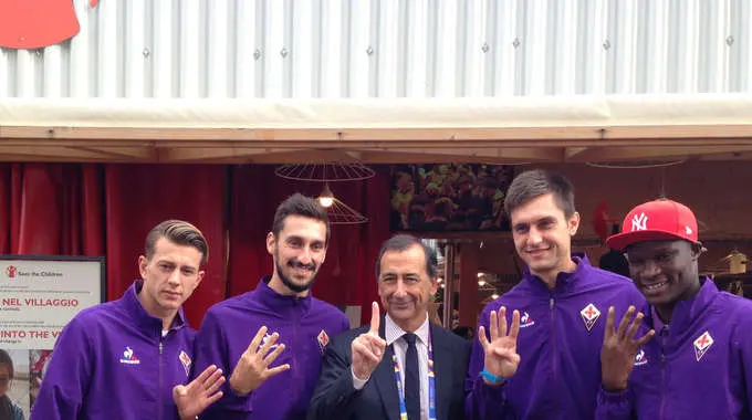 Fiorentina, visita a Expo