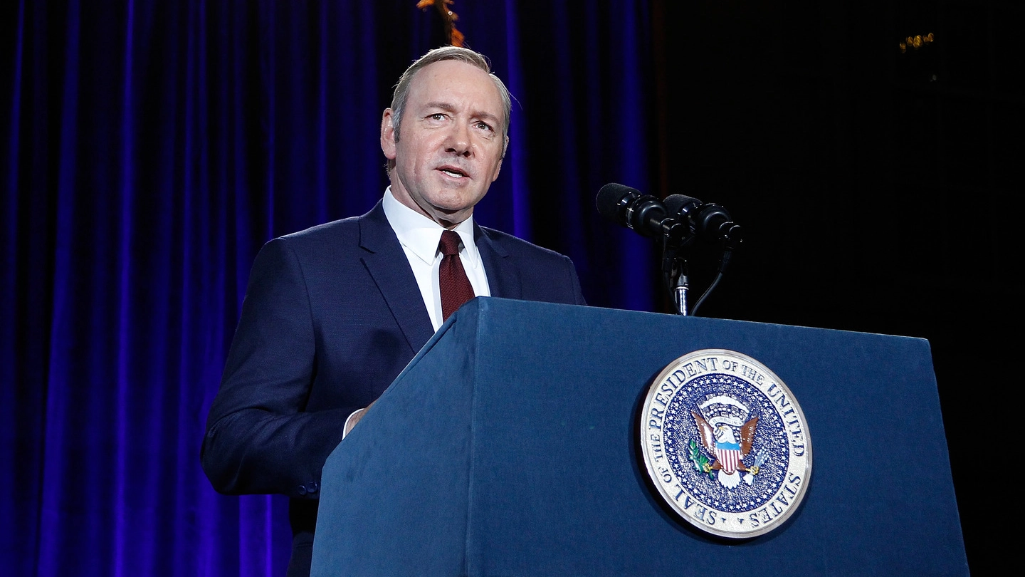 Kevin Spacey, protagonista di 'House of Cards' - Afp
