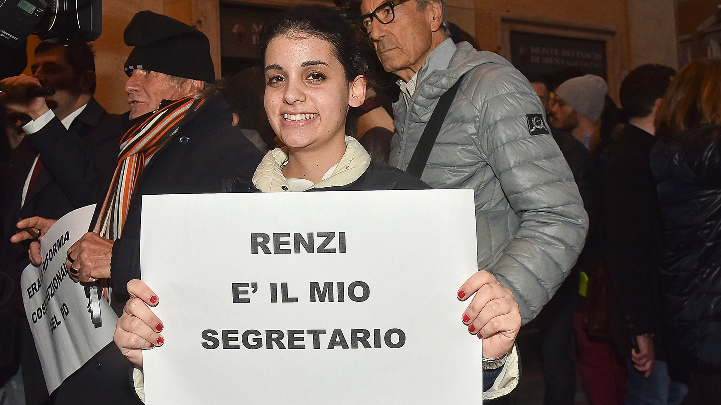 Peones pro-Renzi fuori dal Nazareno (Imagoeconomica)