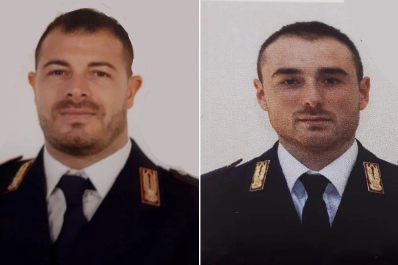 Pierluigi Rotta e Matteo Demenego, morti nella sparatoria in Questura a Trieste (Twitter)