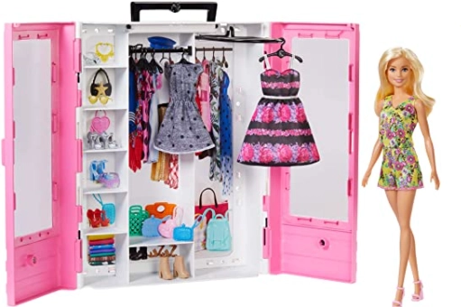 Barbie Fashionistas Armadio da Sogno Trasportabile su amazon.com