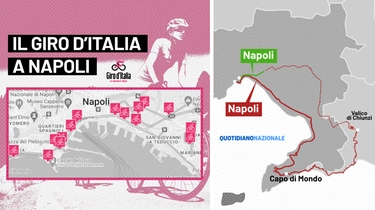 Giro d'Italia oggi a Napoli: le strade chiuse e gli orari. Stop anche alle scuole
