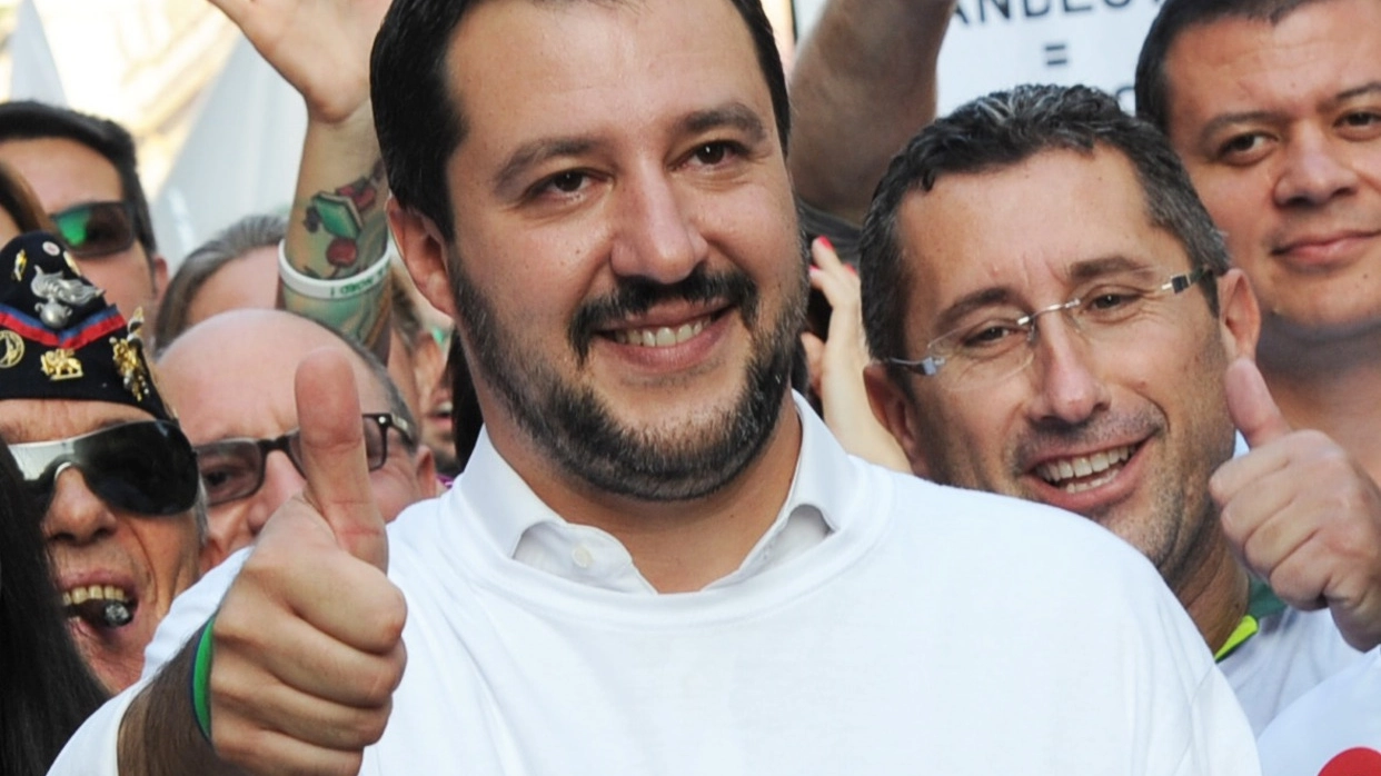 Il leader della Lega Matteo Salvini (Newpress)