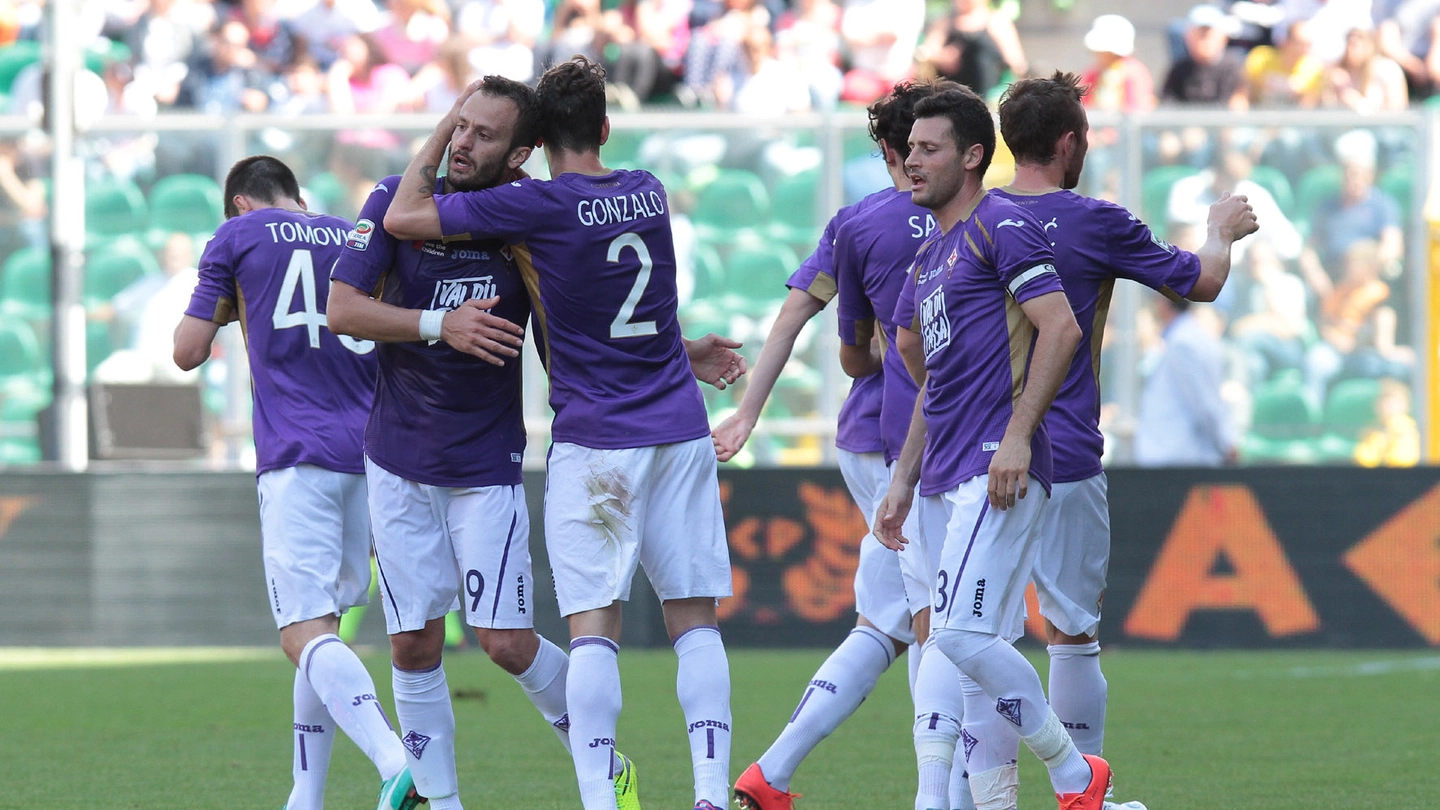 Fiorentina, Gilardino in gol a Palermo (Lapresse)