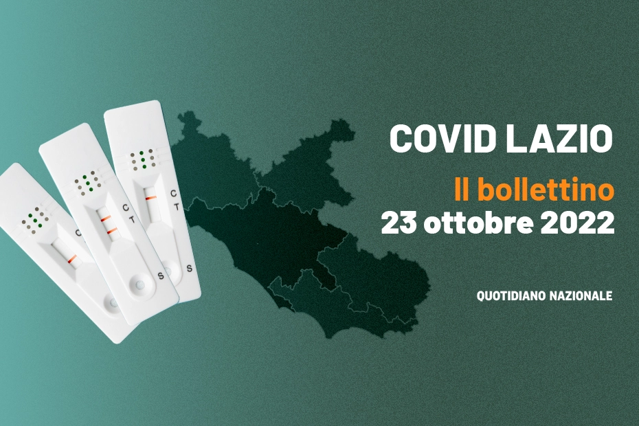 Covid Lazio, oggi 23 ottobre 2022