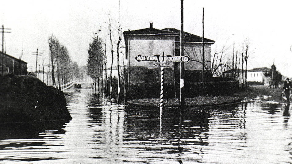 L'alluvione del Polesine (foto d'archivio)