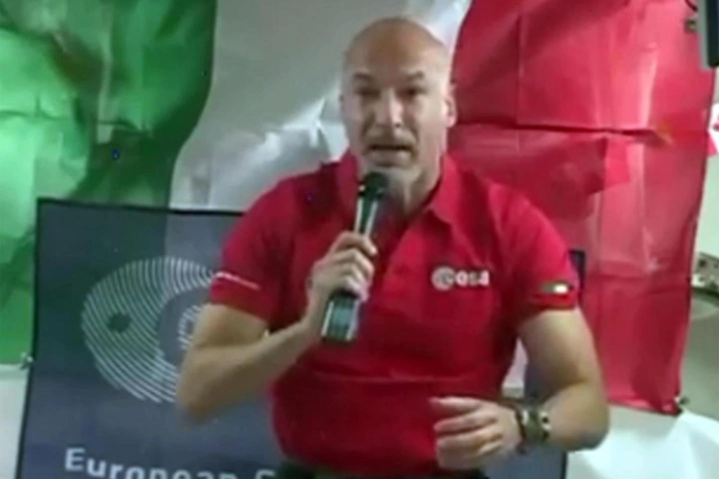 L'astronauta italiano Luca Parmitano 