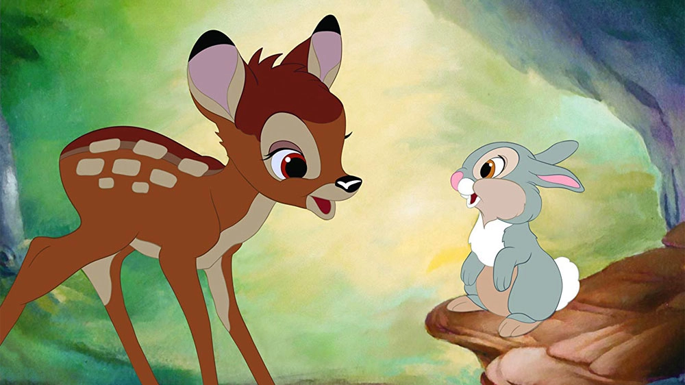 Una scena del film "Bambi"