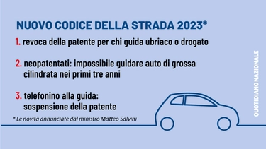 Neopatentati, telefonino alla guida, velocità in autostrada: ecco le novità del codice 2023 ‘riscritto’ da Salvini