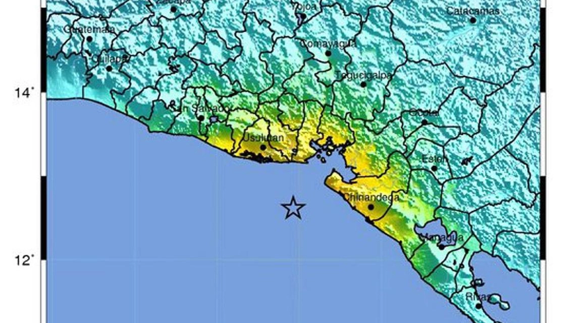 Scossa di terremoto di magnitudo 7,4 a El Salvador (Ansa)