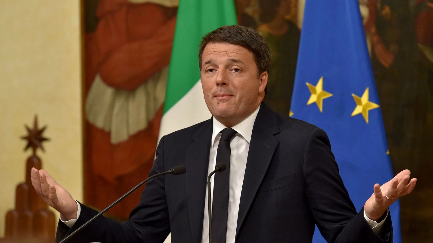 Matteo Renzi annuncia le sue dimissioni da premier (Afp)