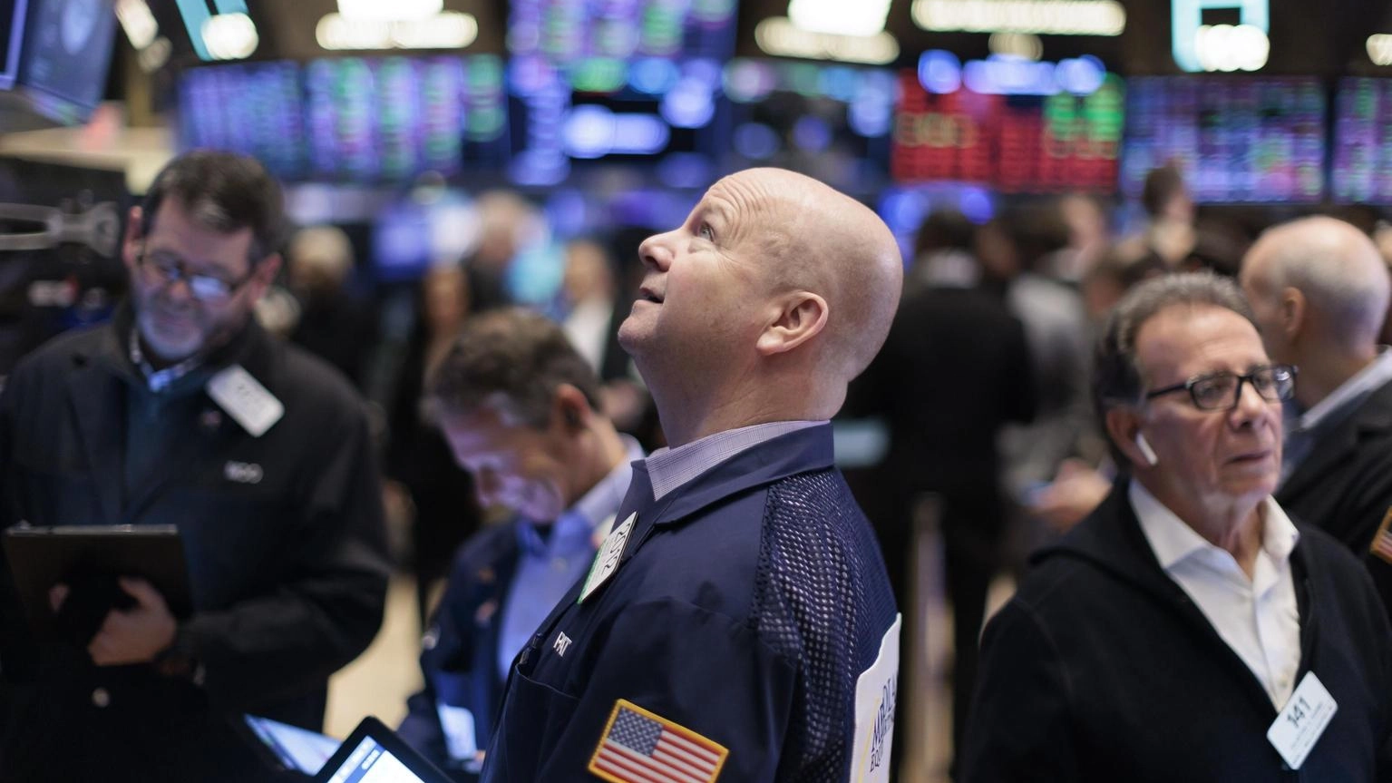 Wall Street apre positiva, Dj +0,25%, Nasdaq +0,74%