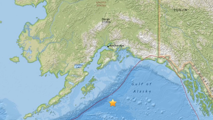 Terremoto di magnitudo 8.2 del golfo dell'Alaska (da usgs)