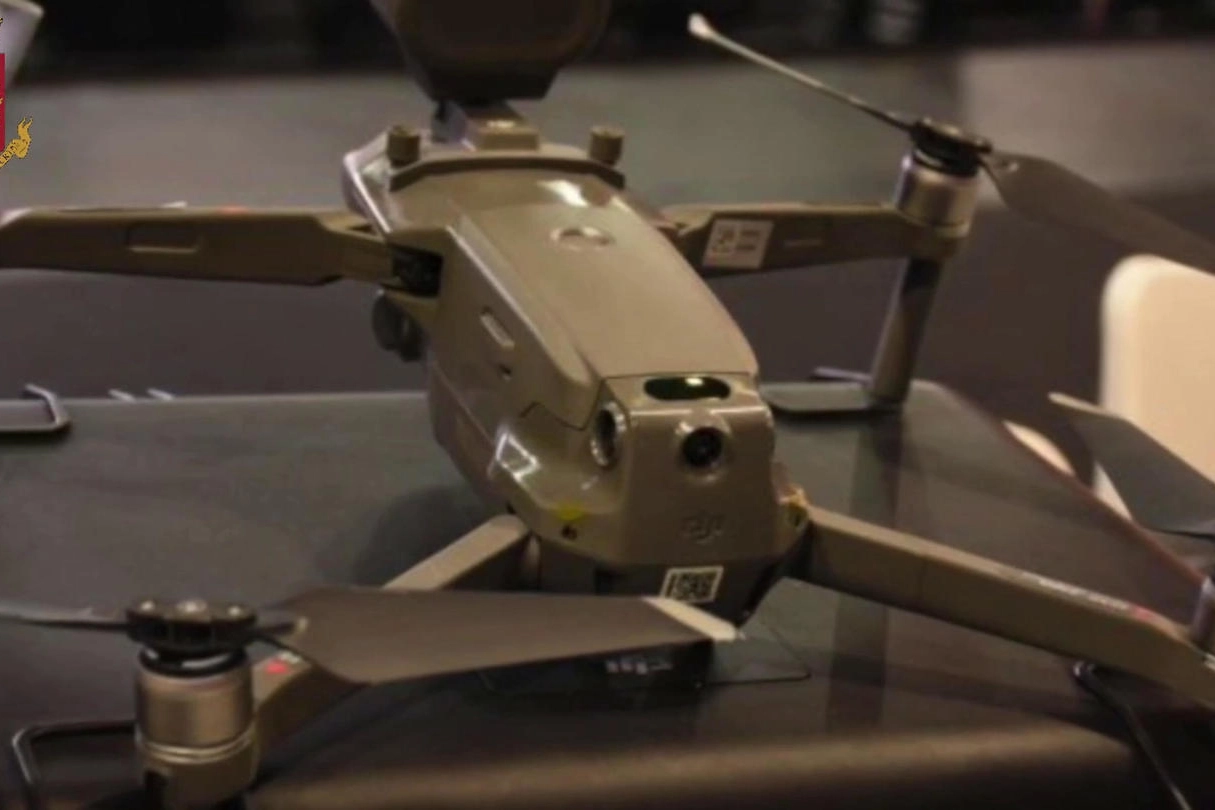Il drone sequestrato