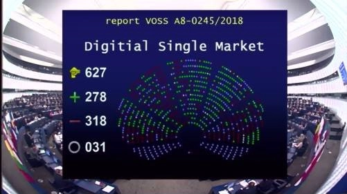 La votazione del Parlamento europeo sulla direttiva
