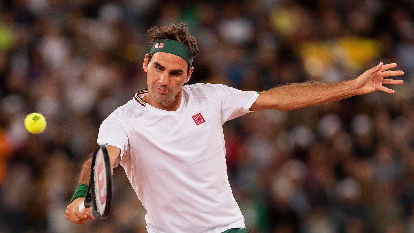 Roger Federer dice ok agli Internazionali Bnl d'Italia 2020 (Ansa)