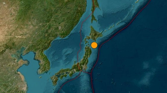 Terremoto in Giappone, scossa vicino all'isola di Hokkaido