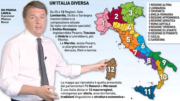 Matteo Renzi e le Regioni 