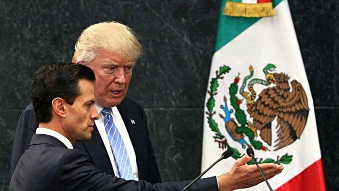 Trump in Messico incontra presidente