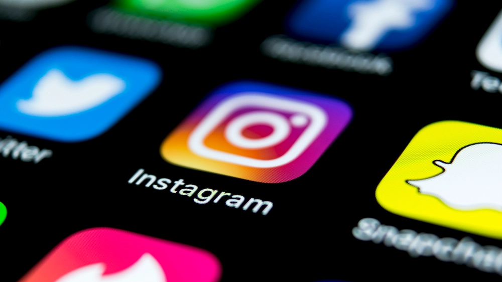 L'icona di Instagram su smartphone