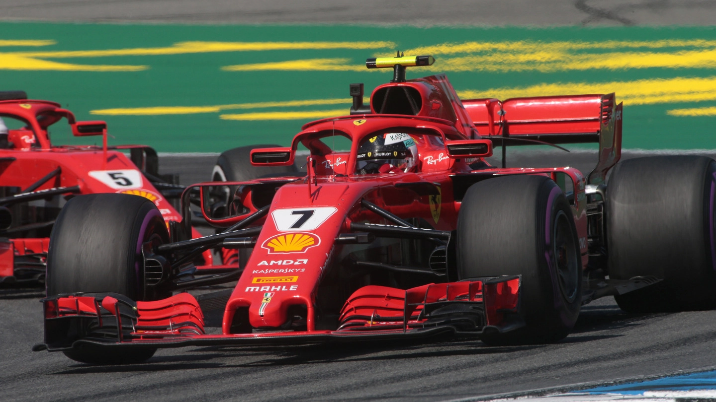 Formula 1, Sebastian Vettel al Gp di Germania 2018 (Lapresse)