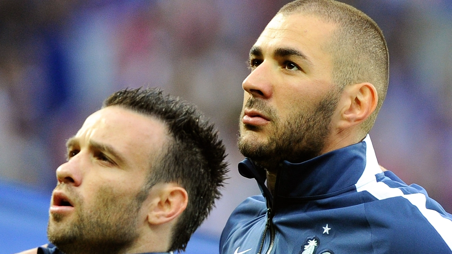 Mathieu Valbuena e Karim Benzema a fianco nella nazionale francese (AFP)