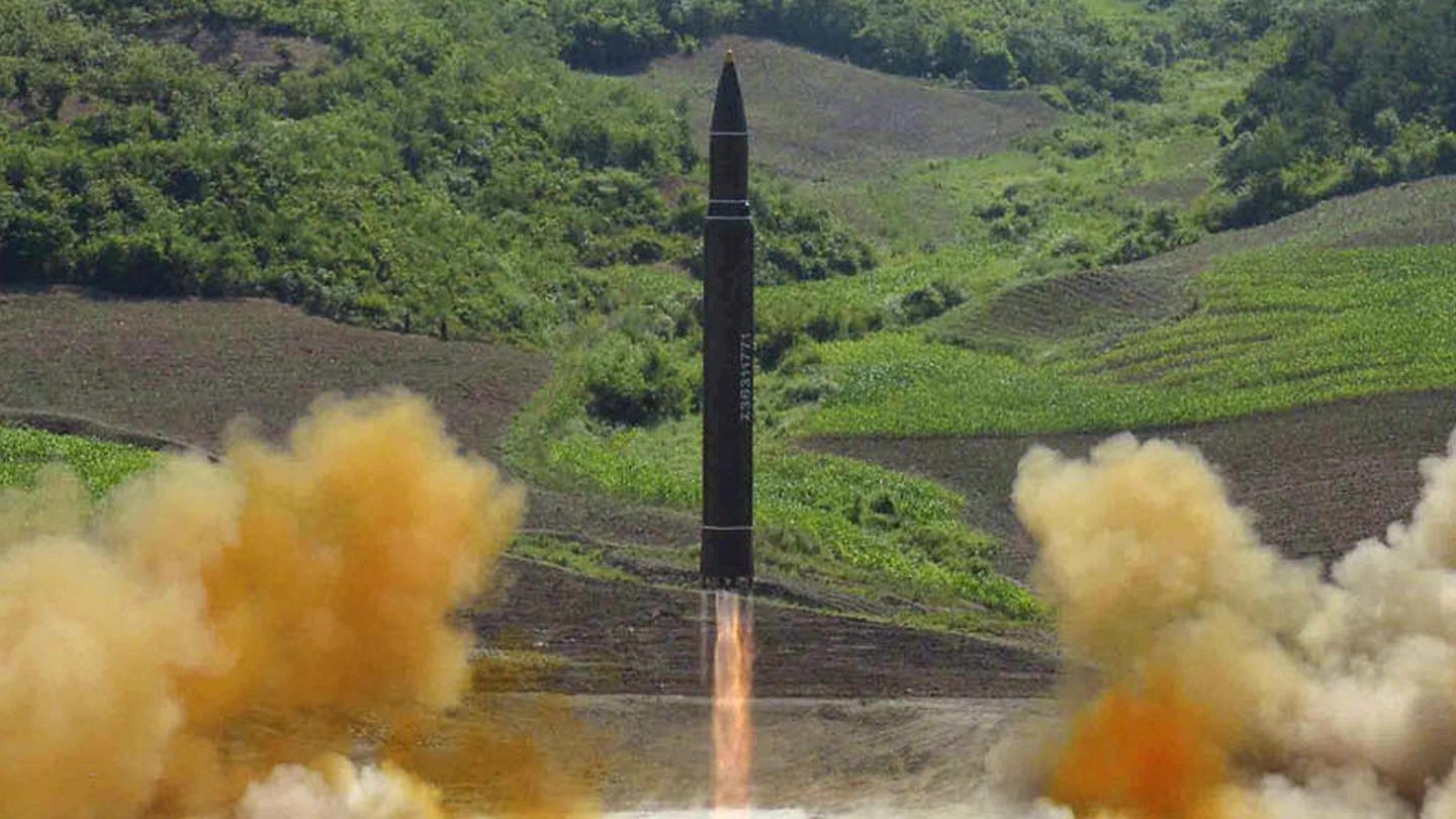 Un missile nordcoreano (Ansa)